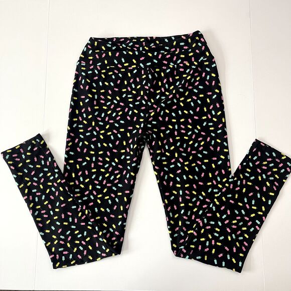 Lularoe OS POPSICLE PRINT Leggings One Size - Picture 2 of 5